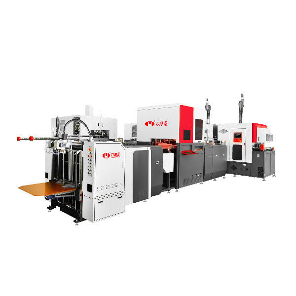 Machine de fabrication de boîtes rigides automatiques à grande vitesse 2 en 1 50-52 pièces/min