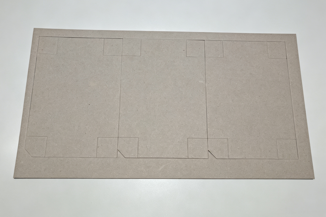 Machine de découpe entièrement automatique LY-DS650 (uniquement pour carton gris sans point de connexion) Alimentation circulaire intelligente Haute précision Haute efficacité