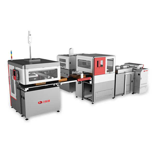 LY-1200CM Machine de fabrication de boîtes rigides avec système intelligent de repérage et de pliage garantissant une grande précision et une consommation de temps réduite