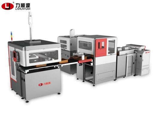 LY-HB1200CN ligne de production intelligente de boîtes rigides à grande vitesse 20-30 pièces/min