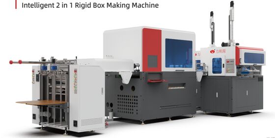 LY-3000CB Intelligent 2 en 1 Machine à haute vitesse de fabrication de boîtes rigides (avec des fonctions de pressage à bulles) Machine à boîtes rigides/ Machine à faire des boîtes d'emballage/ Machine automatique de fabrication de boîtes rigides/ Machine à faire des boîtes cadeaux